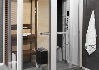 Combined Sauna, Shower and Turkish bath System