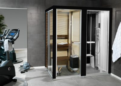 Combined Sauna, Shower and Turkish bath System