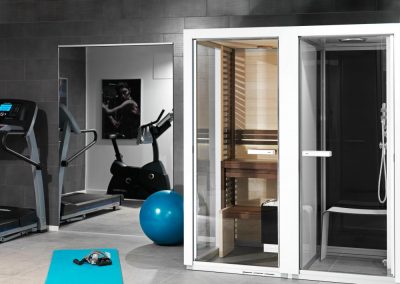 Combined Sauna, Shower and Turkish bath System