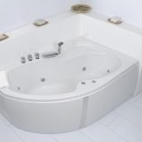 Unica Corner Whirlpool Bath