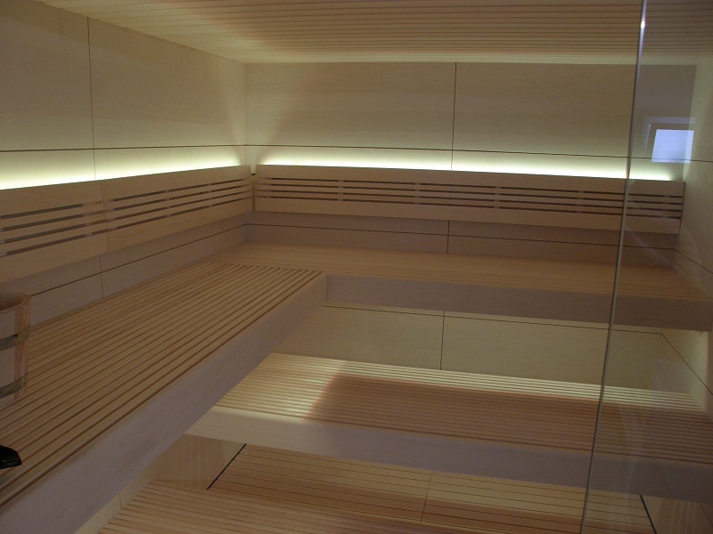 Soft sauna for private client in the north of Italy
