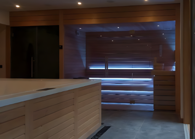 steam room with sauna Dubai